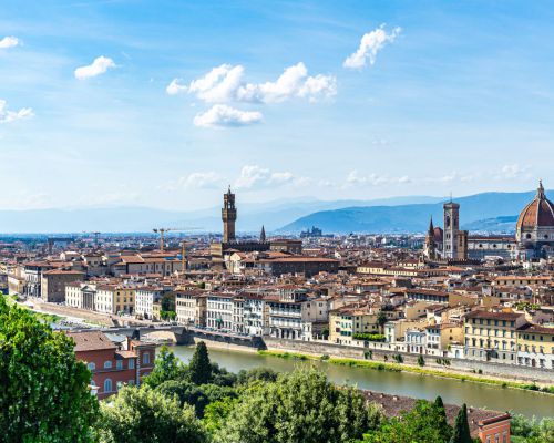 Florence met de Giotto toren - te beklimmen via 414 treden