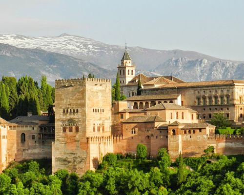 Het Alhambra bij Granada