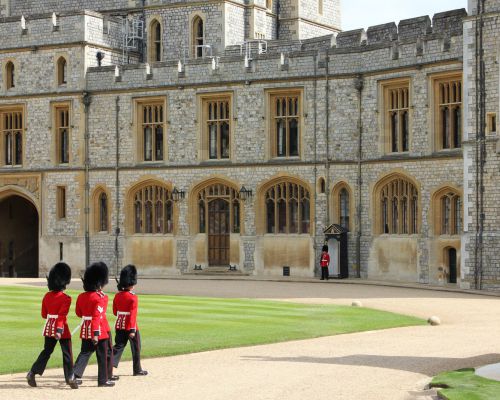 Traditionele bewakers bij Windsor castle 