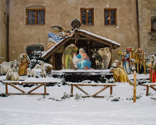 Kerststal Tirol