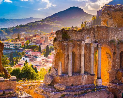 Ruines in Taormina 