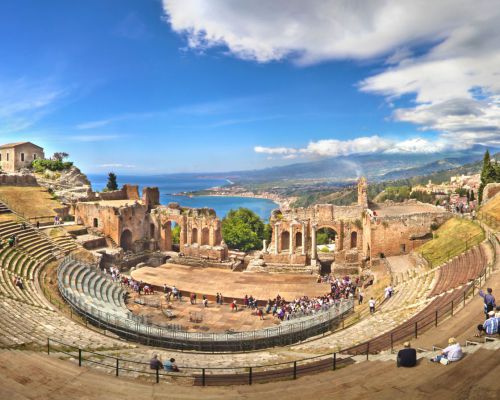Grieks theater in Taormina