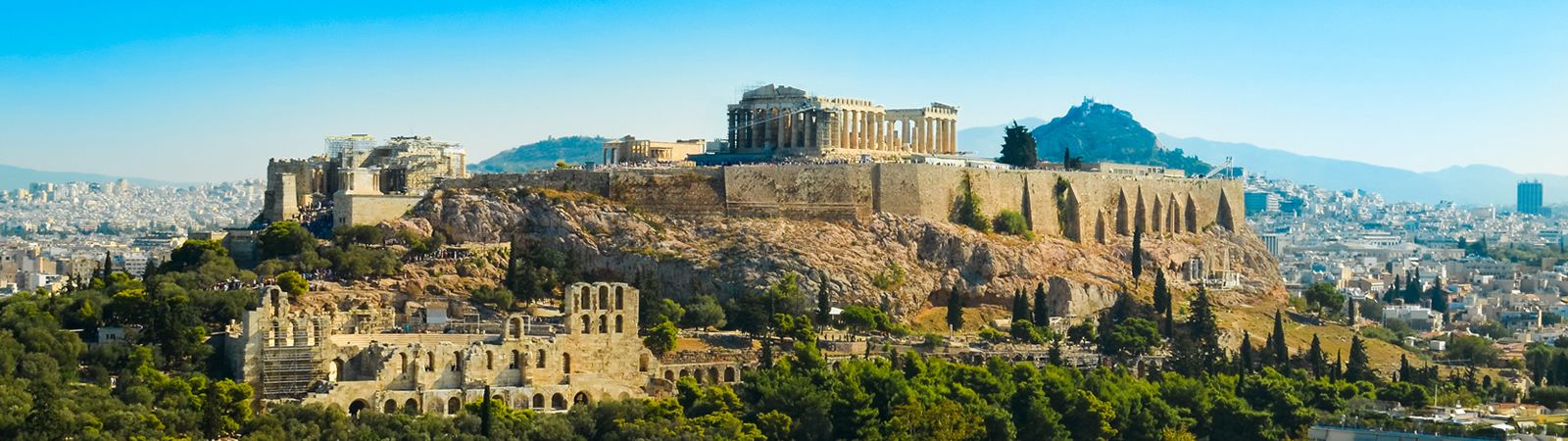 Acropolis bij Athene