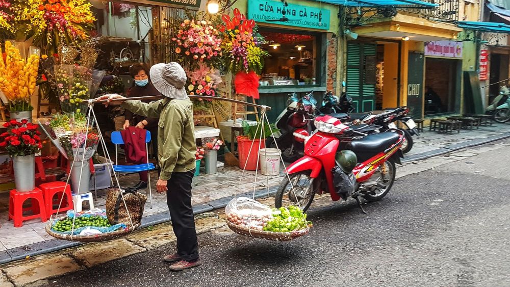 Het 'Old Quarter' in Hanoi zit vol kleurrijke straatjes