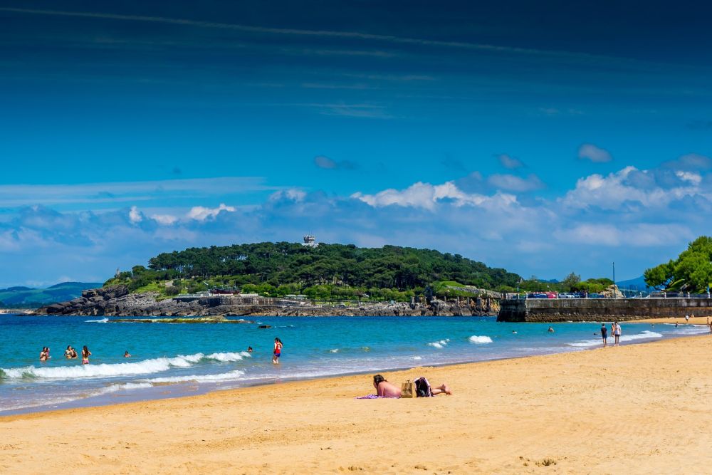 Strand bij Santander 