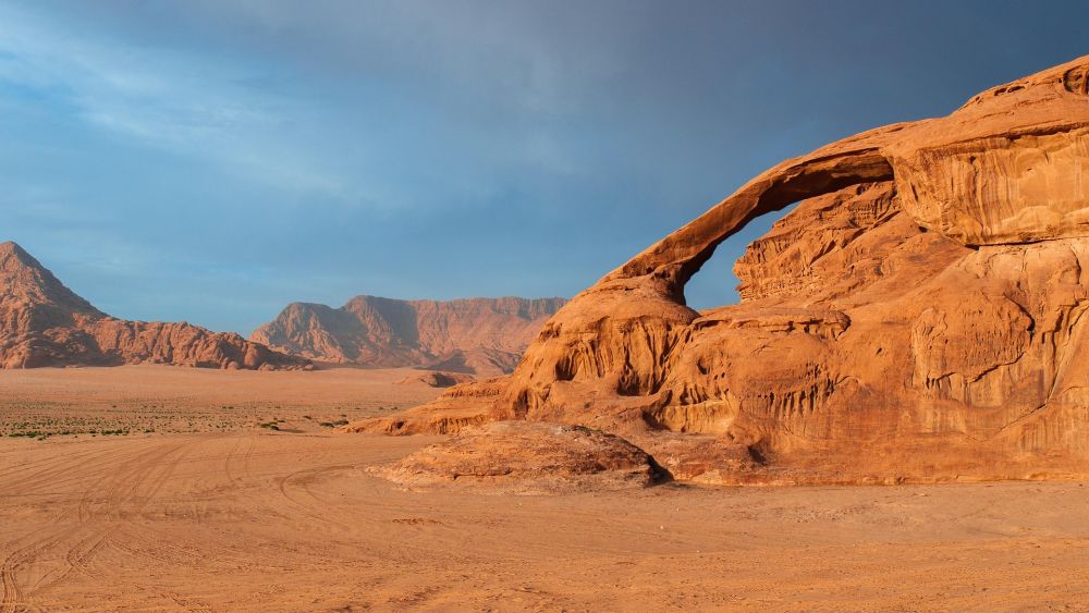Rotsformatie Wadi Rum