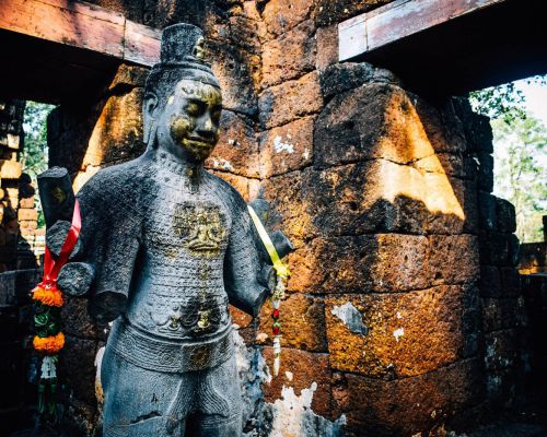 Tempel in Muang Sing historical park