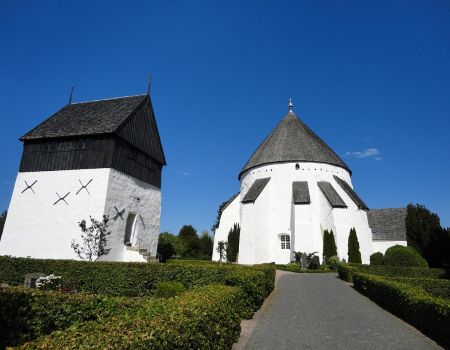 De ronde kerk in Bornholm