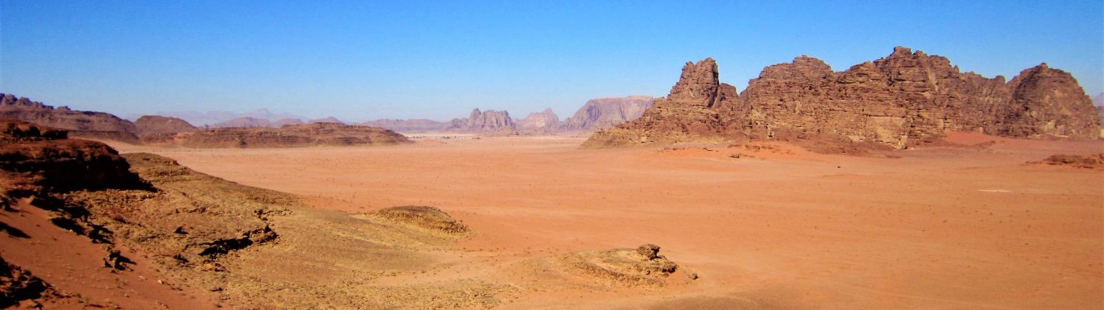 Woestijn landschap Jordanie